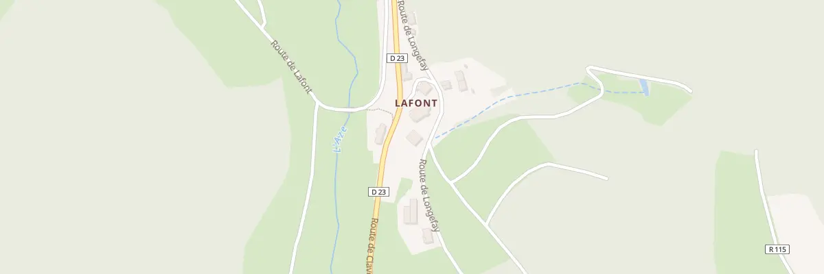 Plan du 184 Rte de Longefay à Poule-les-Écharmeaux