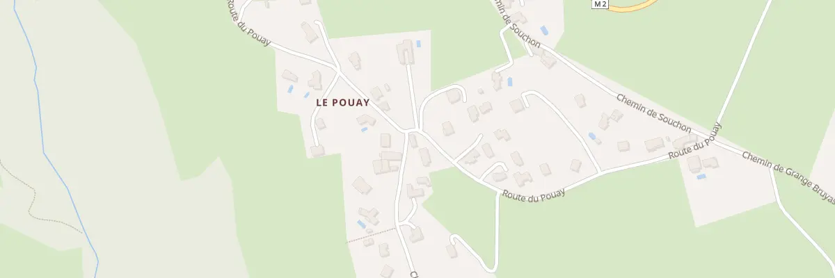 Plan du 21B Rte du Pouay à Saint-Chamond