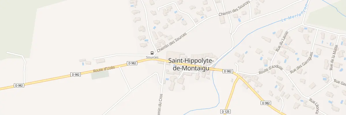 Plan du 5022 Rte d’Uzes à Saint-Hippolyte-de-Montaigu