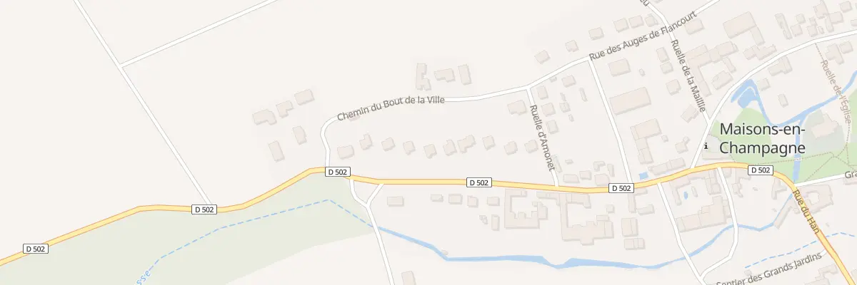 Plan du 28 Rue de Coole à Maisons-en-Champagne