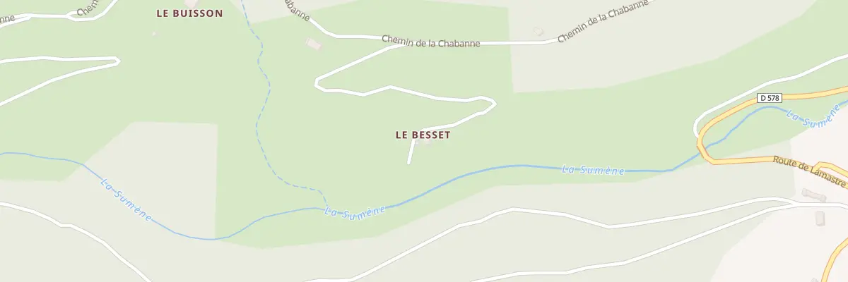 Plan du 655 Che de la Chabanne à Saint-Prix