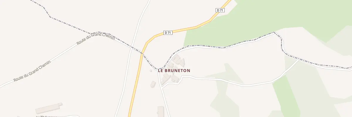 Plan du 5096 Brunetton à Marcenod