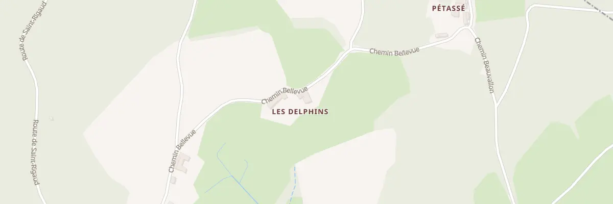 Plan du 680 Che Bellevue à Chénelette