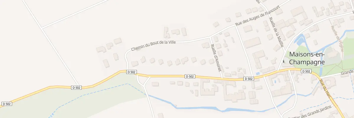 Plan du 26 Rue de Coole à Maisons-en-Champagne