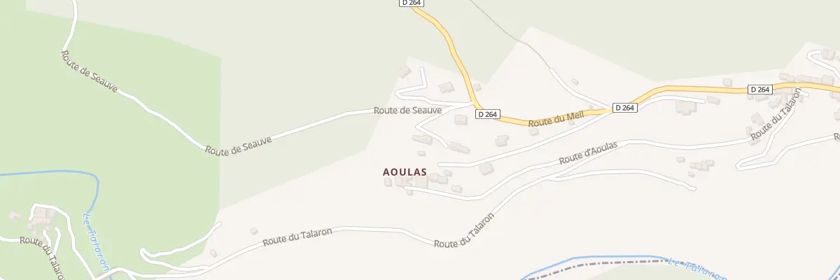 Plan du 5192 Aoulas à Saint-Barthélemy-le-Meil