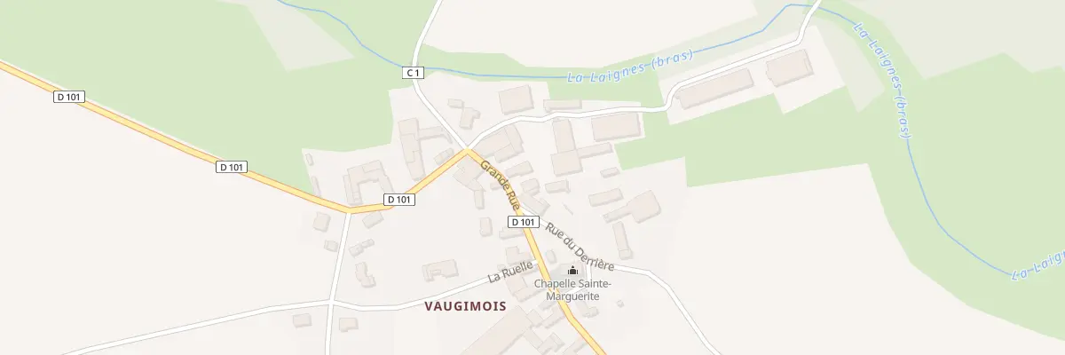 Plan du 10 Grande Rue ( Vaugimois ) à Bouix