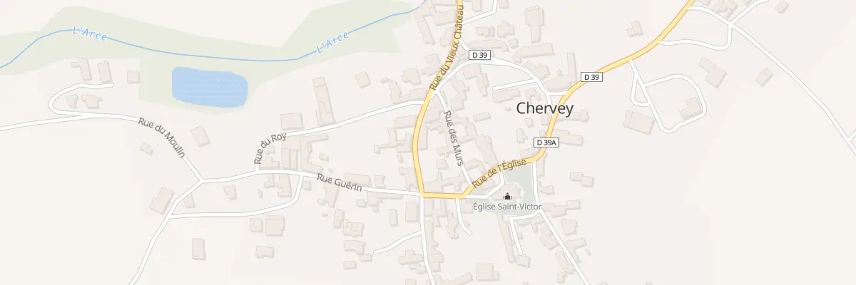 Plan du 9 Rue du Vieux Chateau à Chervey