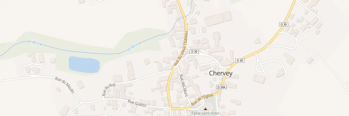 Plan du 18 Rue du Vieux Chateau à Chervey