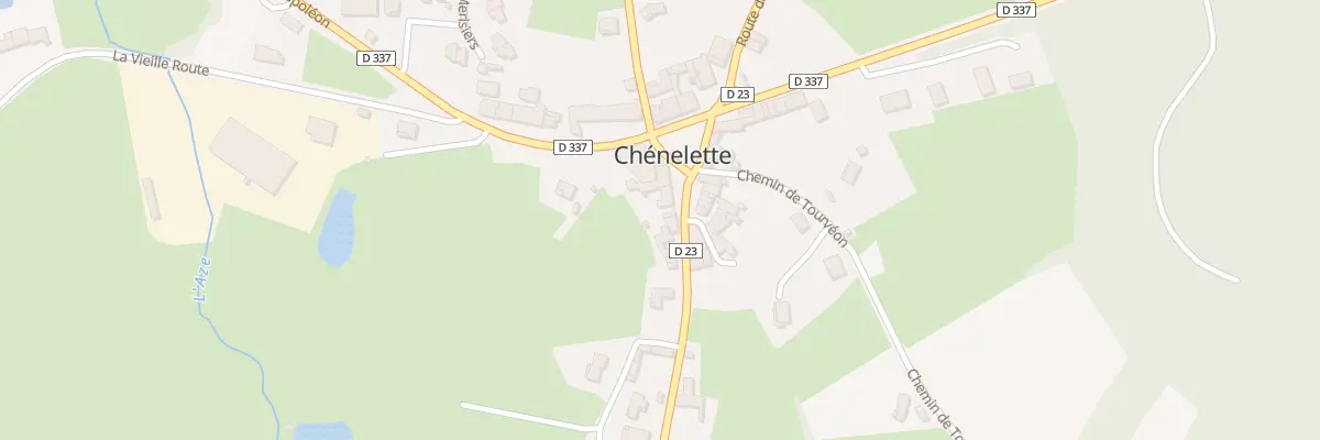 Plan du 5044 Le Bourg à Chénelette