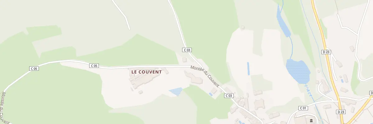 Plan du 254 Mte du Couvent à Claveisolles