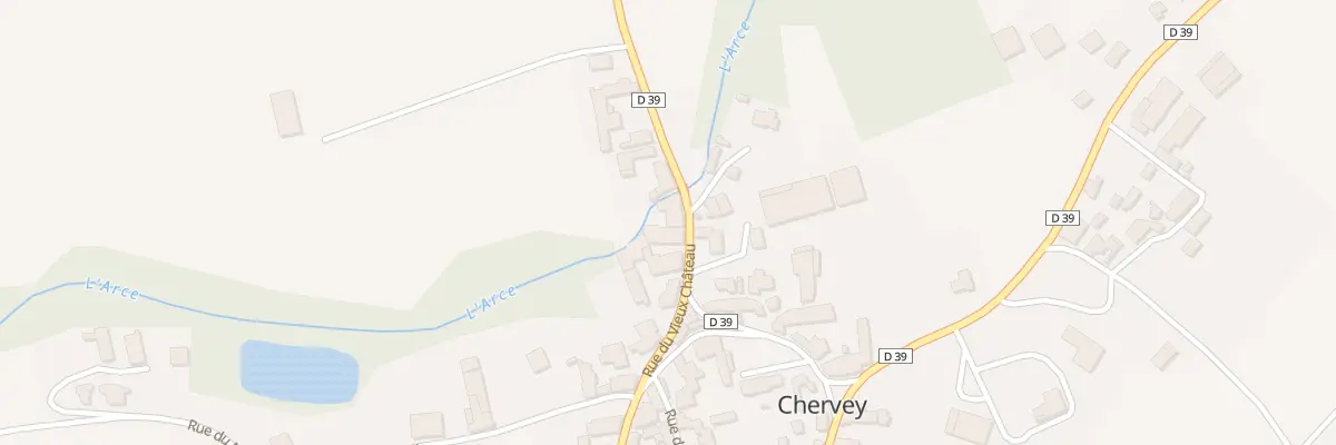 Plan du 10 Rue du Vieux Chateau à Chervey