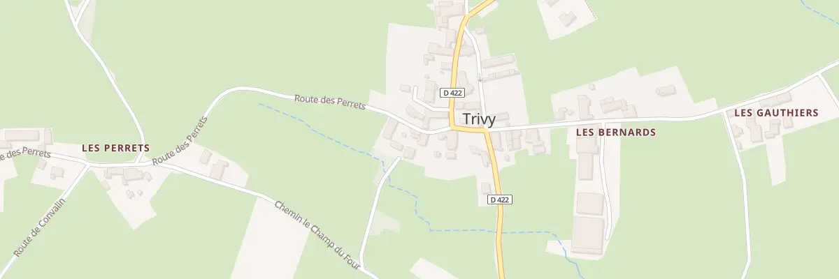 Plan du 41 Rte des Perrets à Trivy