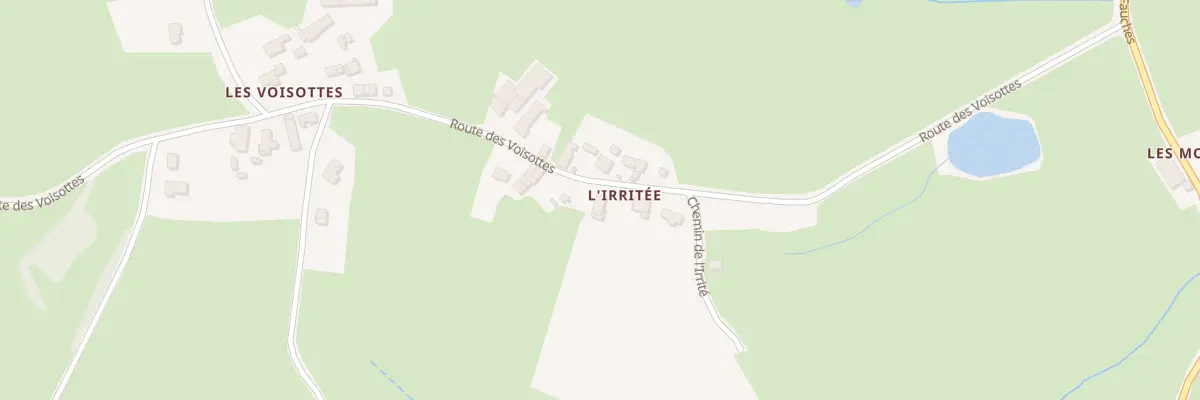 Plan du 1316 Rte des Voisottes au Breuil