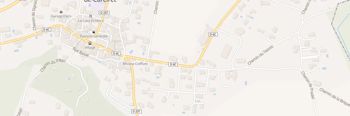 Plan du 287 Rte de Bagnols à Saint-Marcel-de-Careiret