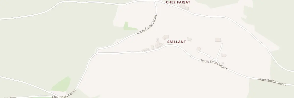 Plan du 1400 Rte Emilie Laport à Chamelet