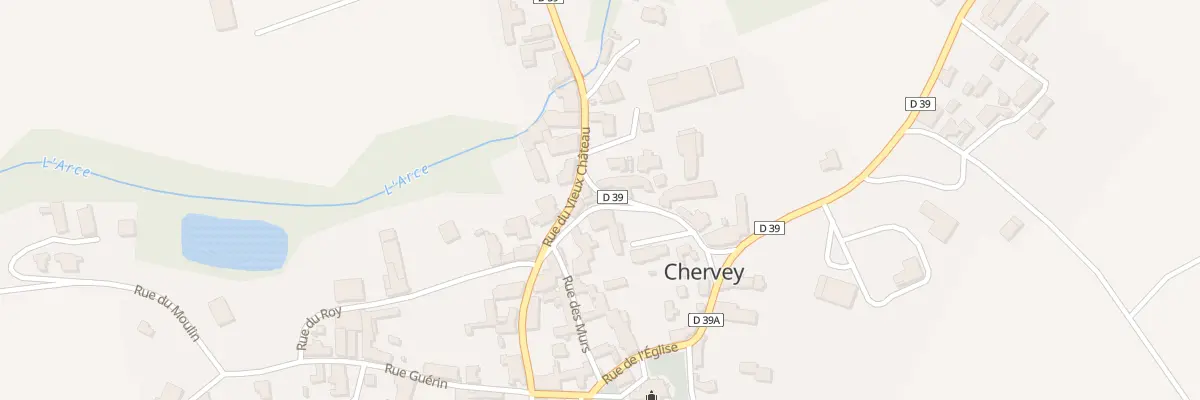 Plan du 3 Rue du Centre à Chervey