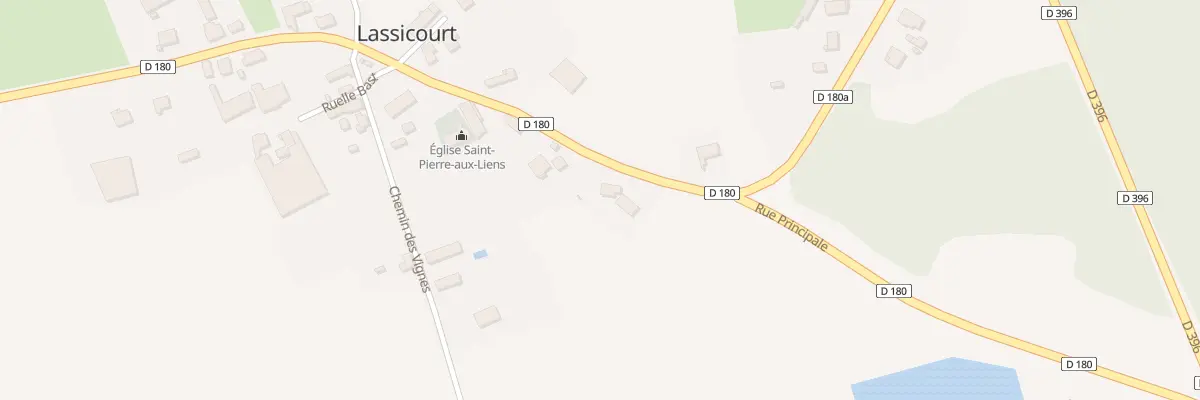 Plan du 9001 La Voie de Brienne à Lassicourt