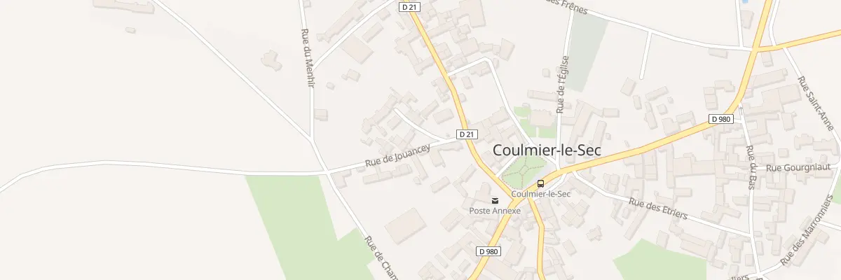 Plan du 4 Rue de Jouancey à Coulmier-le-Sec