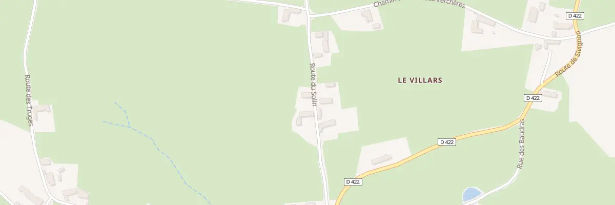 Plan du 5096 Le Villars à Trivy