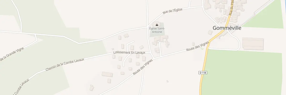 Plan du 2 Lot En Lavaux à Gomméville
