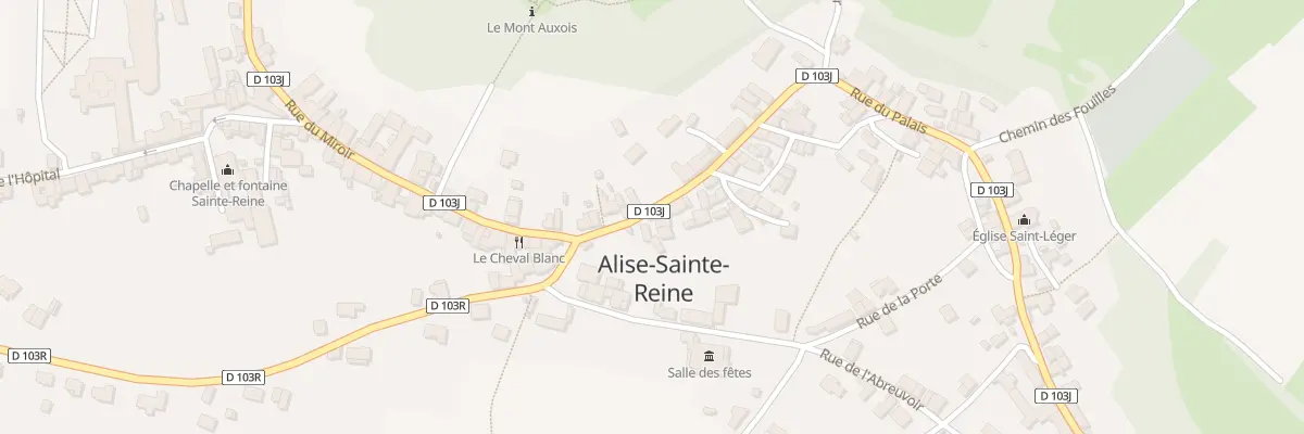 Plan du 6 Rue du Rochon à Alise-Sainte-Reine
