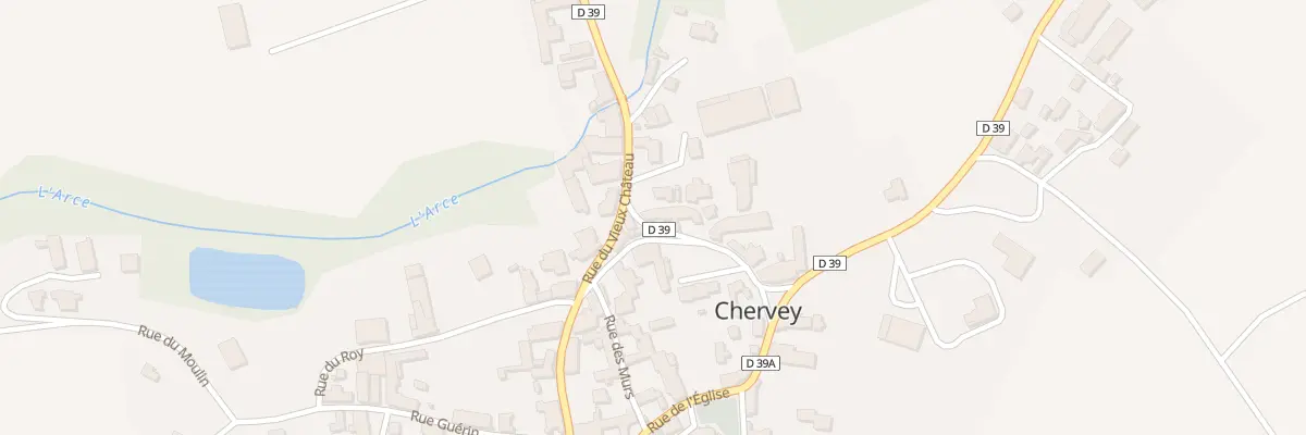 Plan du 1 Rue du Docteur Gros à Chervey