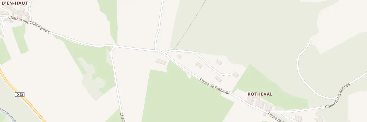 Plan du 5116 Rotheval à Chénelette