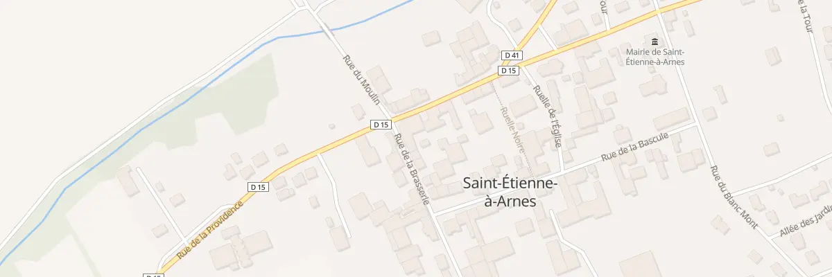 Plan du 1 Rue de la Brasserie à Saint-Étienne-à-Arnes