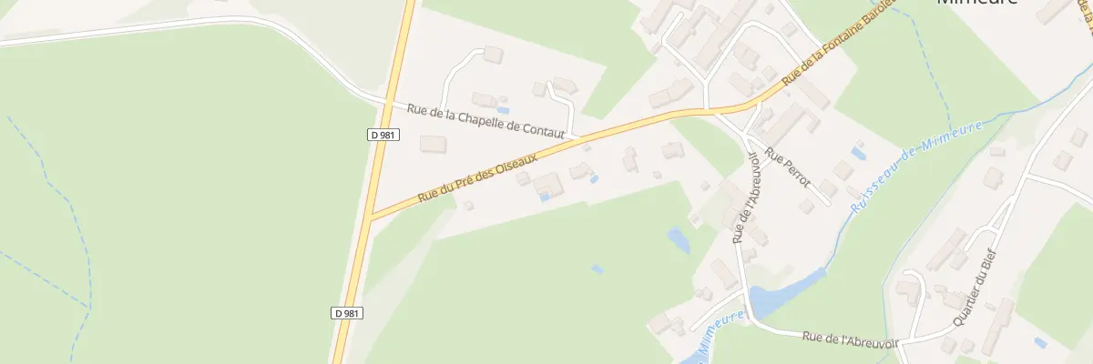 Plan du 7 Rue du Pré des Oiseaux (mimeur à Mimeure