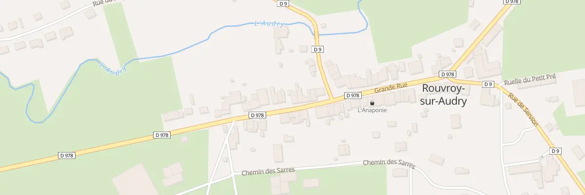 Plan du 258 Rue Grande Rue à Rouvroy-sur-Audry