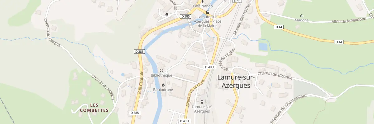 Plan du 5155 Quartier de la Gare à Lamure-sur-Azergues
