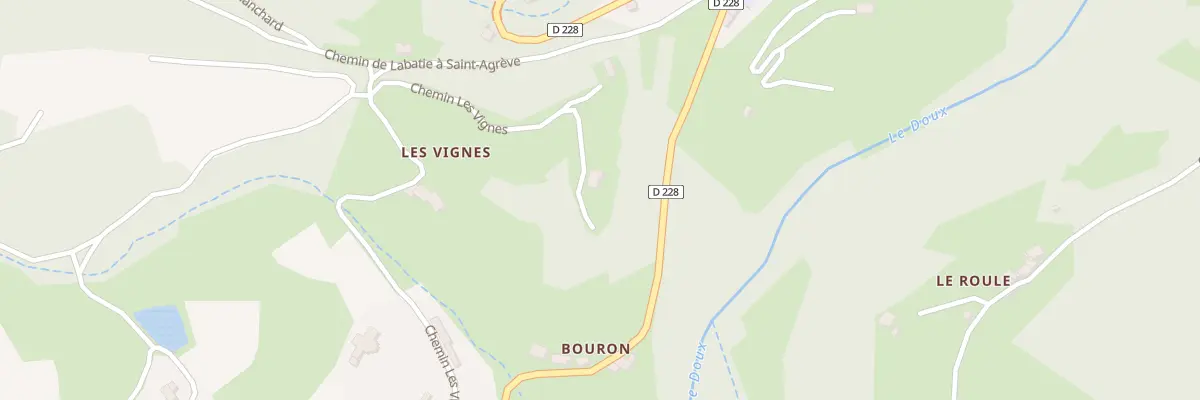 Plan du 690 Che les Vignes à Labatie-d’Andaure