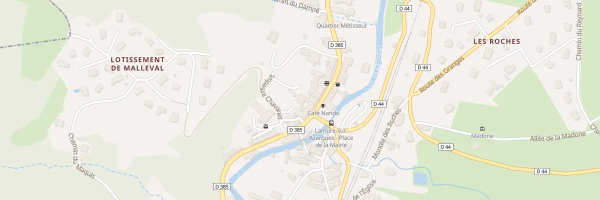 Plan du 5411 Le Bourg à Lamure-sur-Azergues