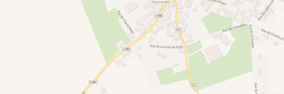 Plan du 3 Rue de la Porte de Puits à Coulmier-le-Sec