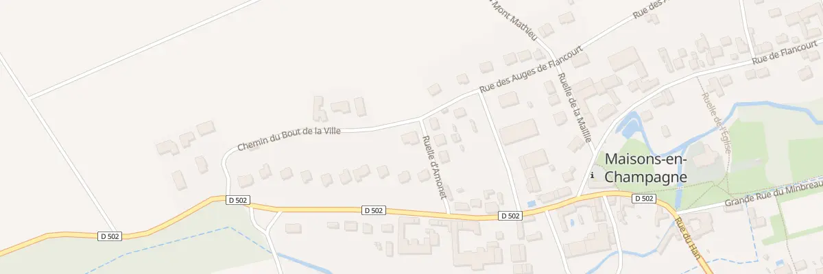 Plan du 1 Chem du Bout de la Ville à Maisons-en-Champagne