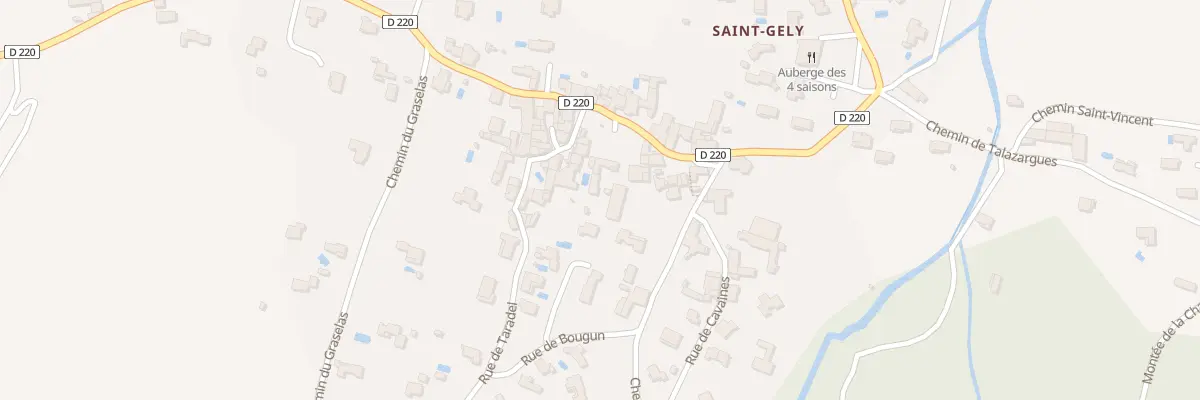 Plan du 5455 Rue de Bougun à Cornillon