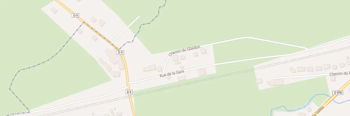 Plan du 20 Che du Glaidon à Rouvroy-sur-Audry