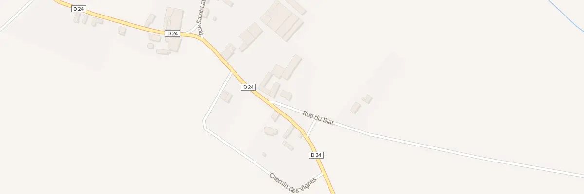 Plan du 1 Rue du Biat à Yèvres-le-Petit