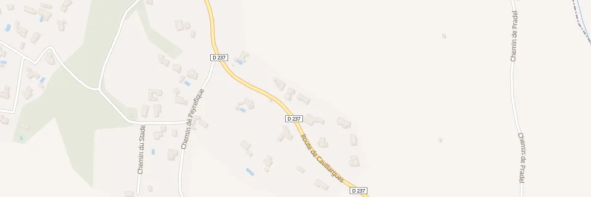 Plan du 5333 Rte de Cavillargues à Saint-Marcel-de-Careiret