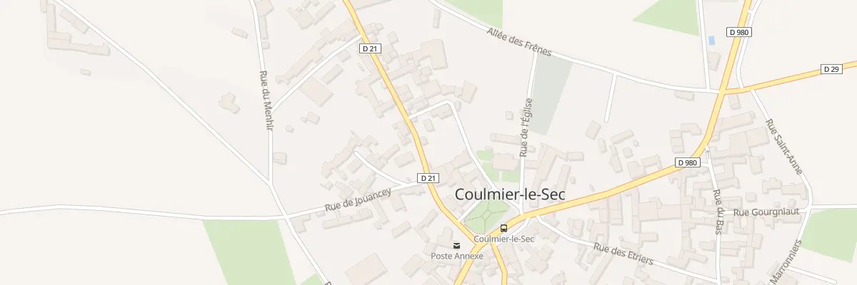 Plan du 4 Rue de la Croix à Coulmier-le-Sec