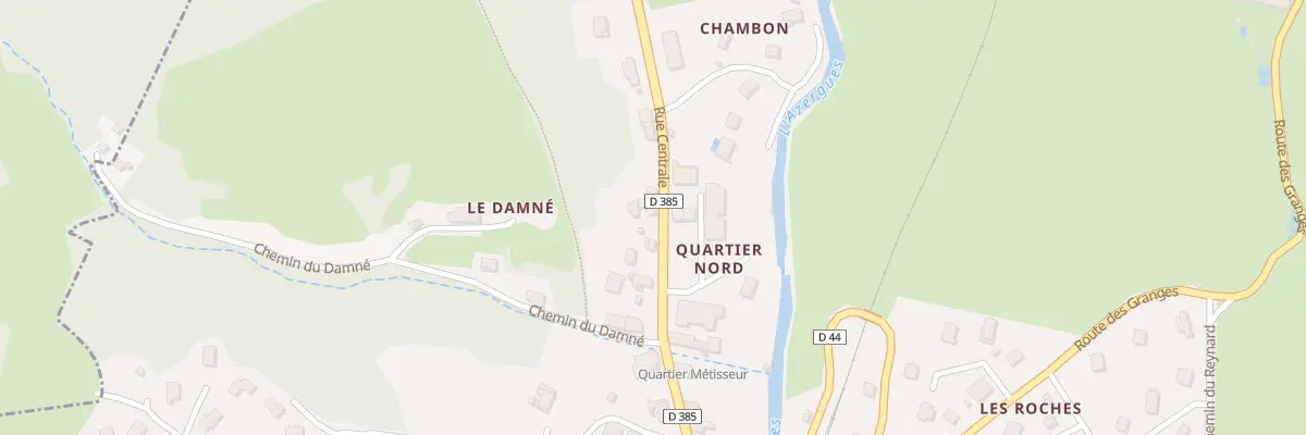 Plan du 156 Rue Centrale à Lamure-sur-Azergues