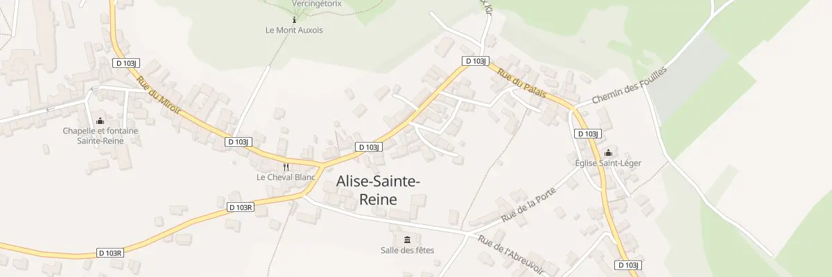 Plan du 12 Rue du Rochon à Alise-Sainte-Reine