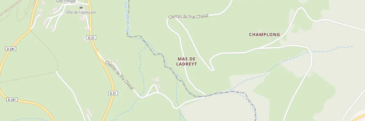 Plan du 115 Che de Prat Chazal à Saint-Prix