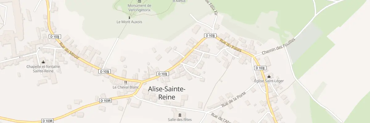 Plan du 16 Rue du Rochon à Alise-Sainte-Reine