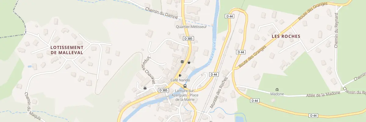 Plan du 378 Rue Centrale à Lamure-sur-Azergues