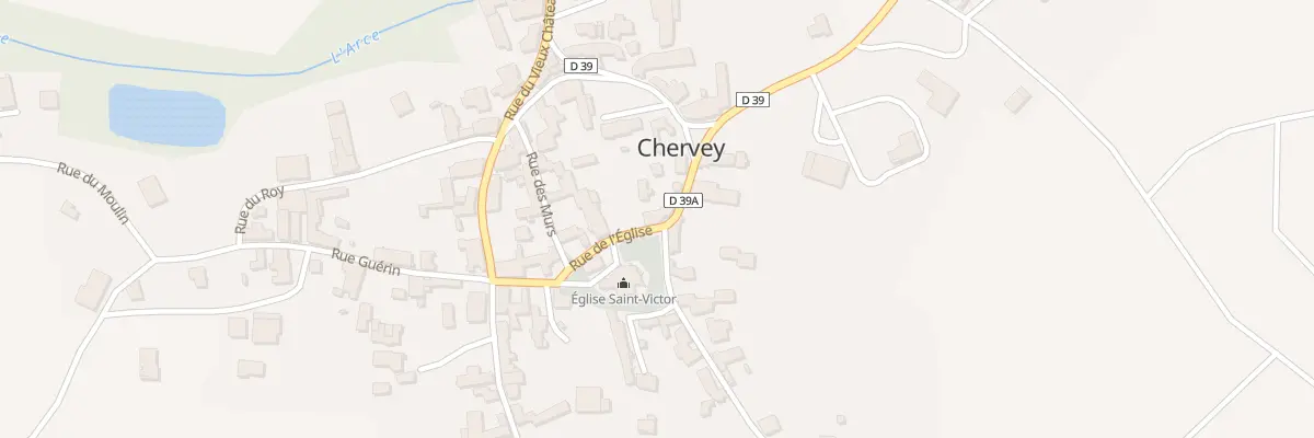 Plan du 11 Rue de l’Eglise à Chervey