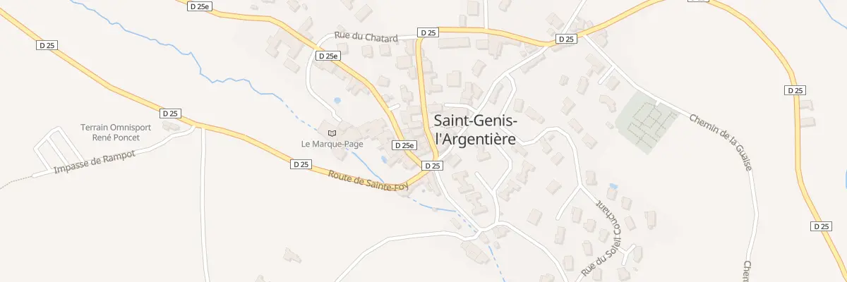 Plan du 5028 Pl de la Mairie à Saint-Genis-l’Argentière