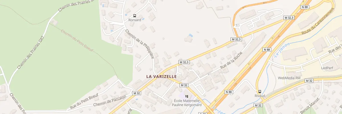 Plan du 12 Rte de la Varizelle à Saint-Chamond