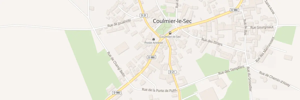 Plan du 4 Rue de Montbard à Coulmier-le-Sec