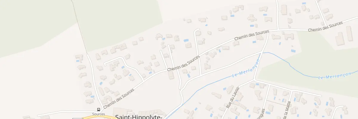 Plan du 290 Che des Sources à Saint-Hippolyte-de-Montaigu